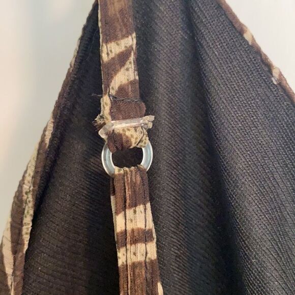 She’s Cool maxi dress animal print sun dress L - Picture 7 of 12